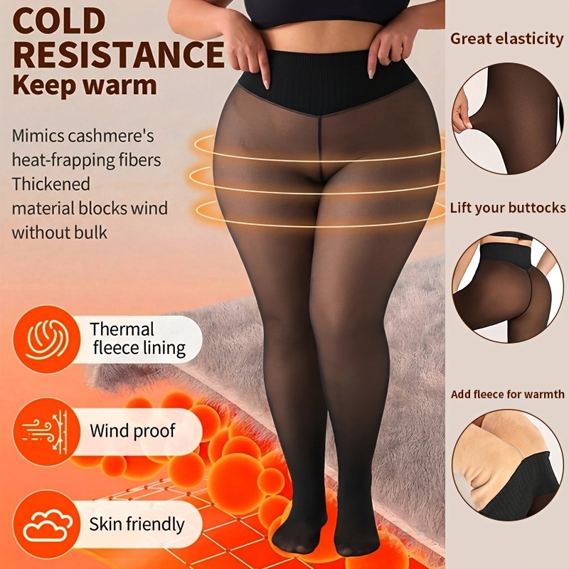 Tights Pantyhose Sheer - Nouveauté 2026 Collants thermiques sculptants noirs
