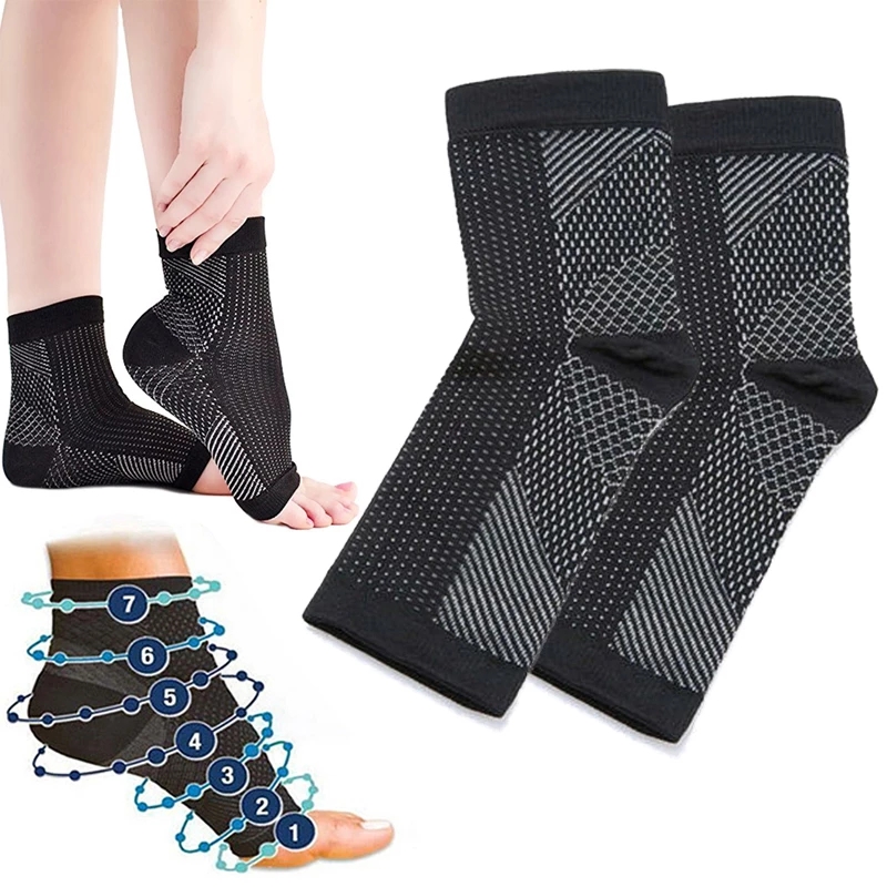Ankle Brace Sock - Chaussettes de sport anti-fatigue, compression du
