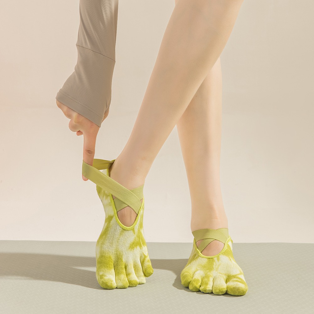 Grip Sock Yoga - Chaussettes de yoga à cinq doigts