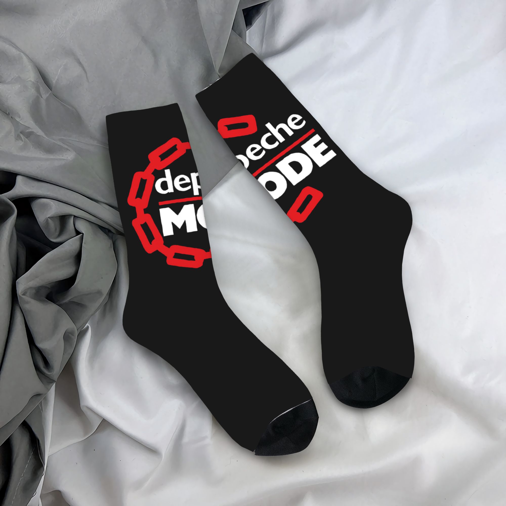 Dress Sock Men - Chaussettes personnalisées Depeche Cool Mode Electronic