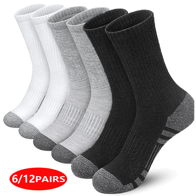 Chaussettes de sport athlétiqu - Cotton Crew Sock Pack avis et prix