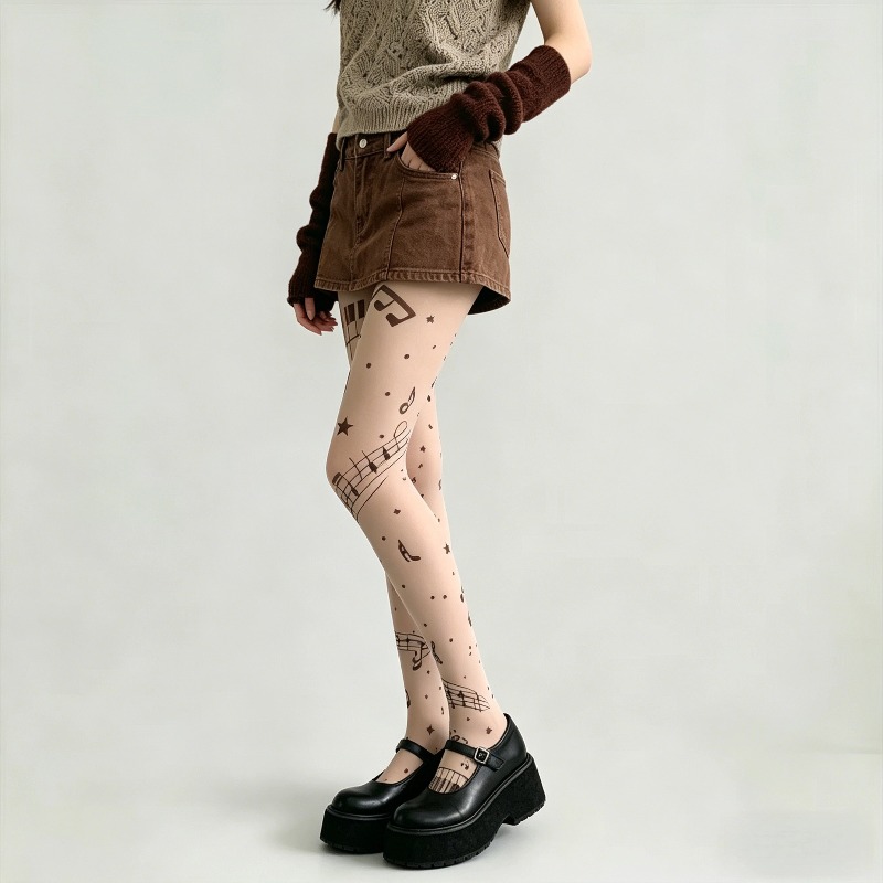 Collants transparents imprimés - Tights Pantyhose Sheer avis et prix