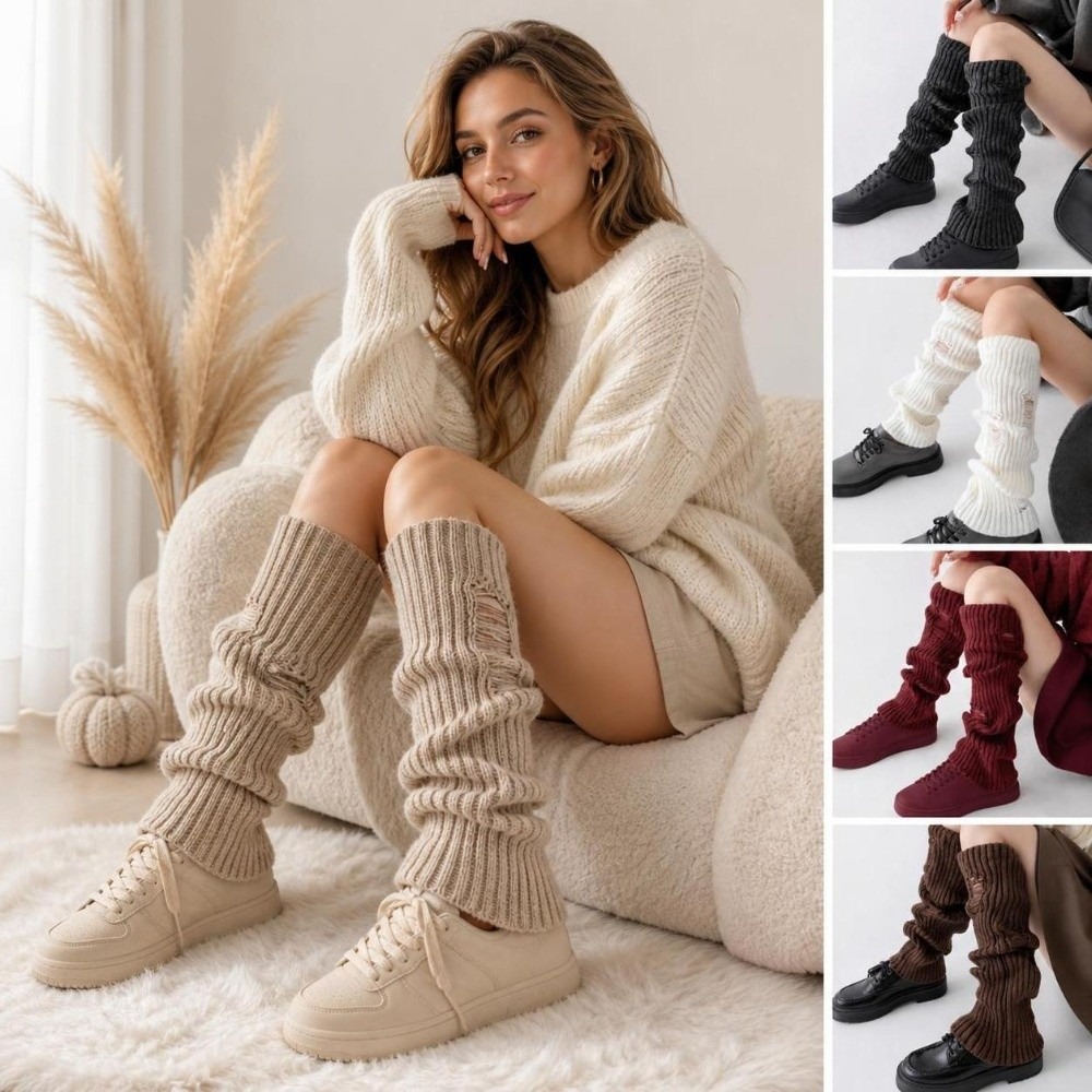 Guêtres en tricot chaud, exten - Boot Sock Slouchy avis et prix