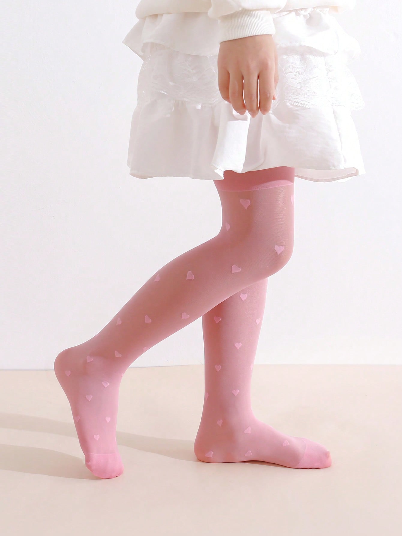 Collants imprimés cœur pour fi - Tights Pantyhose Sheer avis et prix