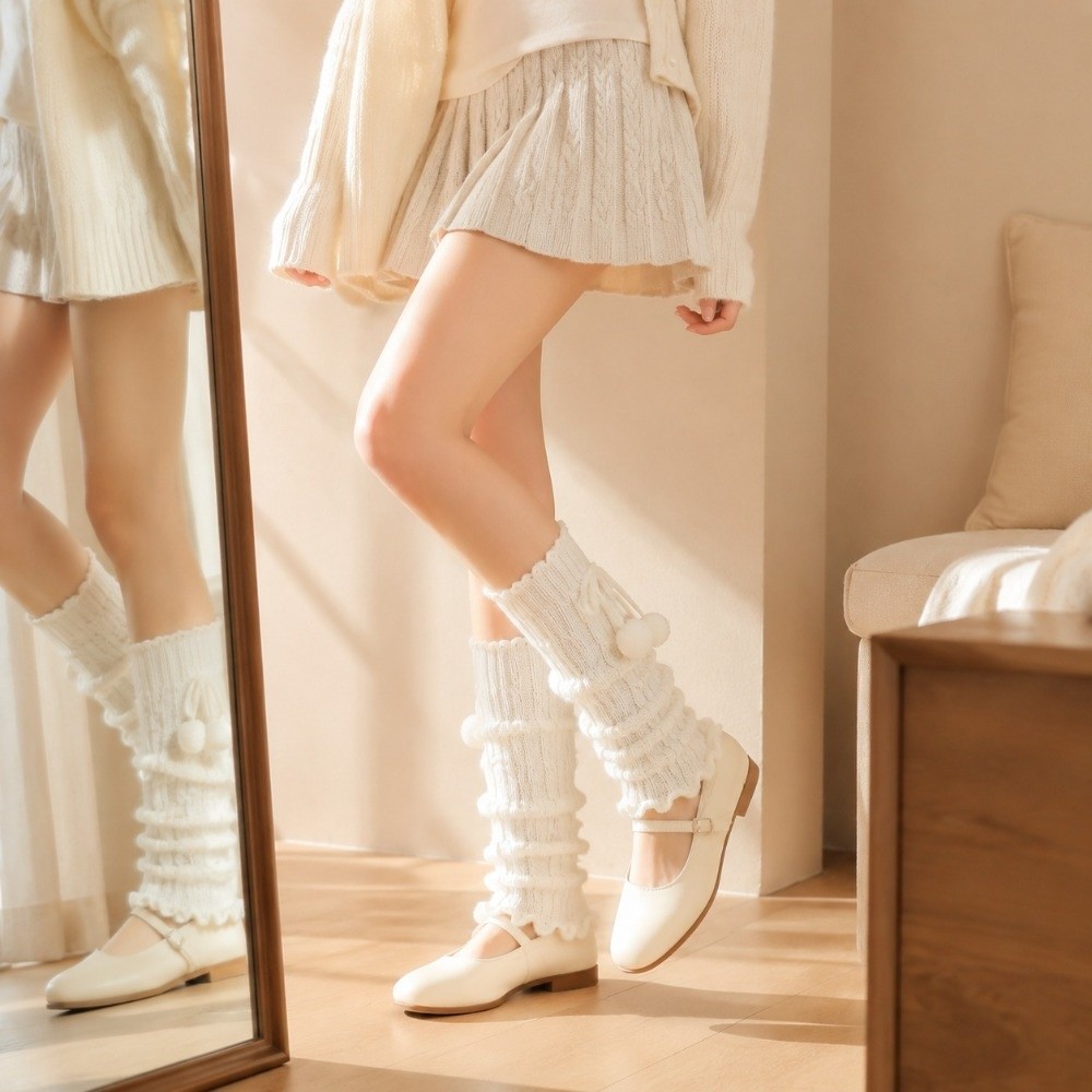 Guêtres en tricot à bords vola - Boot Sock Slouchy avis et prix