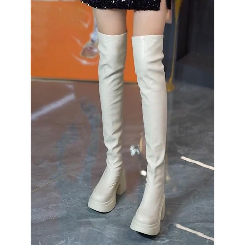 Bottes longues à talons hauts  - Knee High Sock Women avis et prix