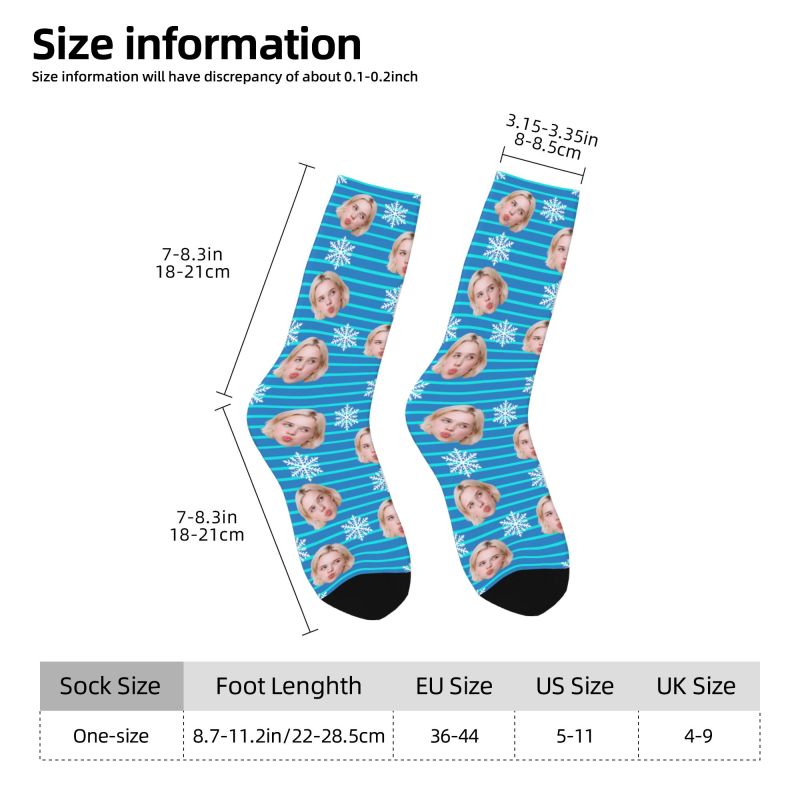 Photo de visage de noël person - Dress Sock Men avis et prix