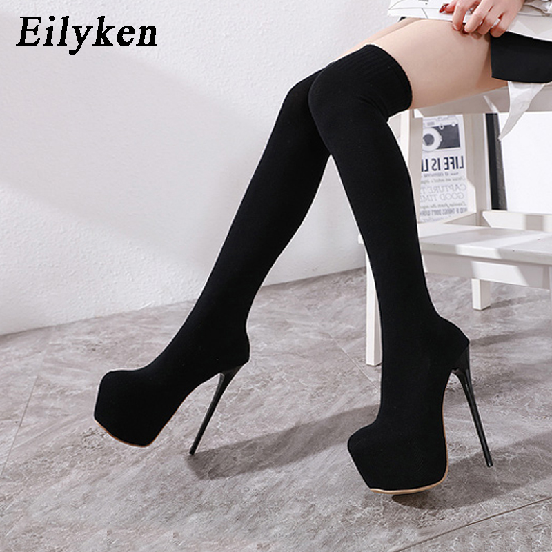 Eilyken-Cuissardes à talons ai - Knee High Sock Women avis et prix