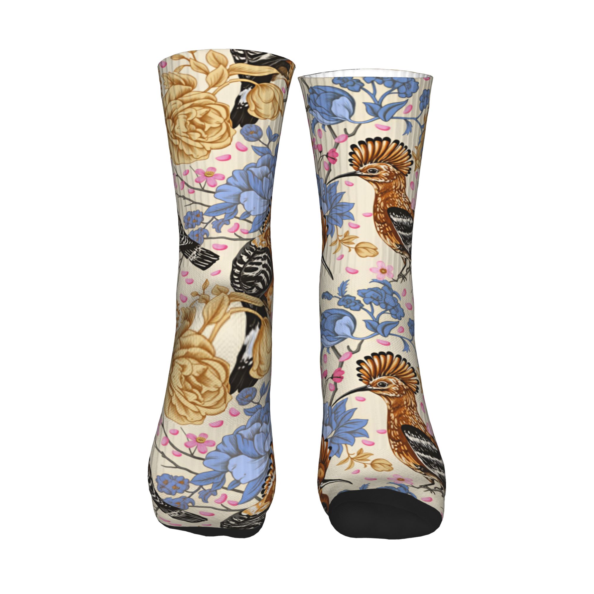 Hoopoe Bird Blue Peony – chaus - Dress Sock Men avis et prix